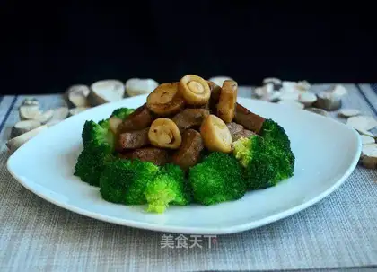 Straw mushroom steak