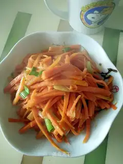 Fried carrots