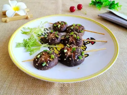 Baked mushrooms