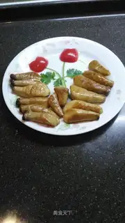 Fried apricot