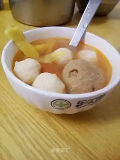 Tomato meatball soup
