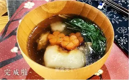Japanese pastry soup