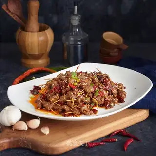 Toothpick beef