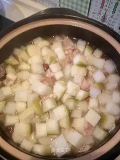 The lamb radish soup