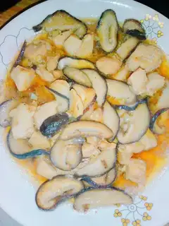 Frozen chickens of mushrooms