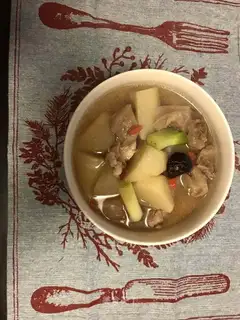 Cow radish soup