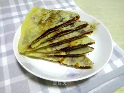 A multi-layer bean cake