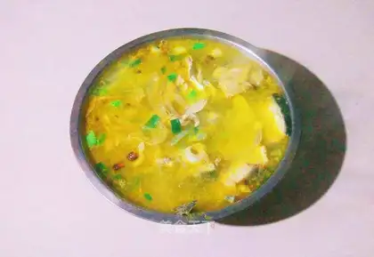 Fish bone soup