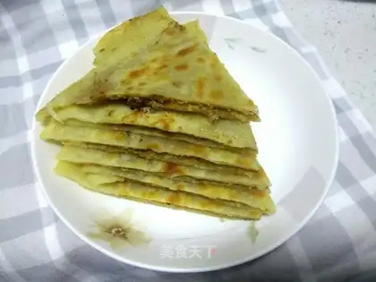 An onion omelet