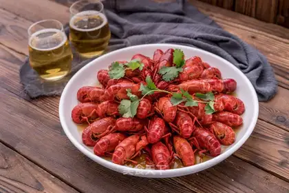 It's the ice-cold crawfish