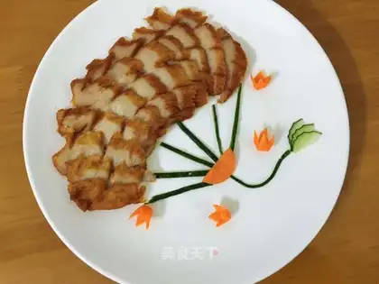 Fry pork neck