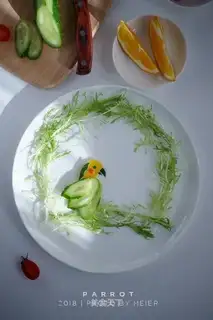 A parrot's dish