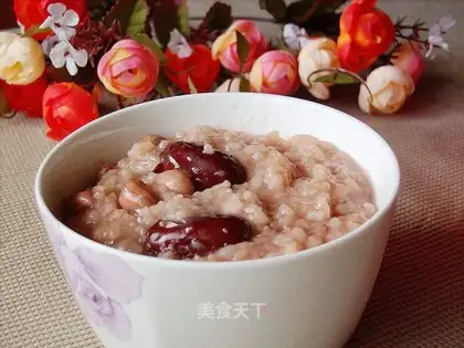 Porridge of peanuts