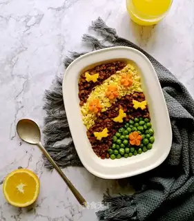 Three-colour lunch