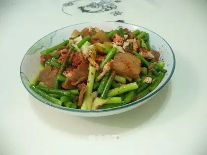 Garlic fried meat