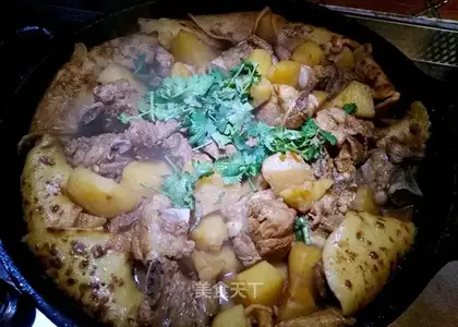 Potatoes for the iron pan