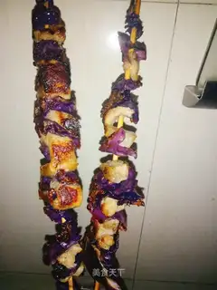 ♪ Five bouquets of purple and blue ♪
