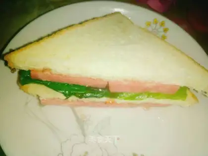 A ham sandwich