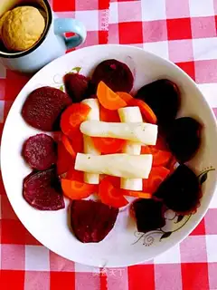 ♪ Taste the potatoes and carrots ♪