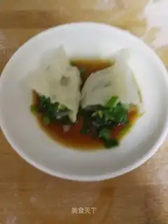 Three fresh dumplings