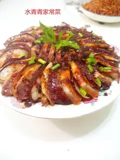 Potato-coated meat