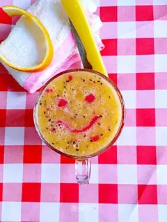 Dragon fruit orange juice
