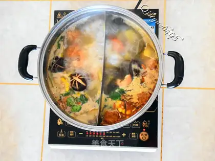 Cyan mango hotpot