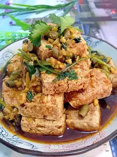 Squeeze tofu