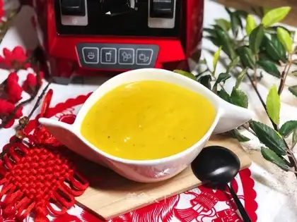 Potato carrot cream soup