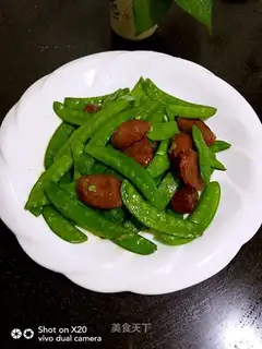 Weenie fried Dutch beans