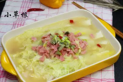 We'll have soup and doll food