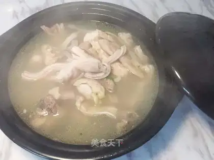 Pepper pig belly chicken