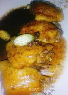 Red chicken wings