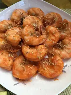 Cheese and shrimp