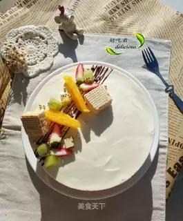 Fruit yogurt mousse