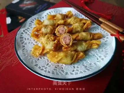 Candy sausage dumplings