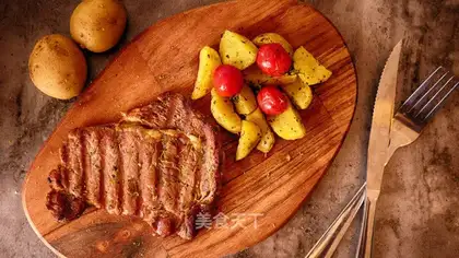Roasted potato steak