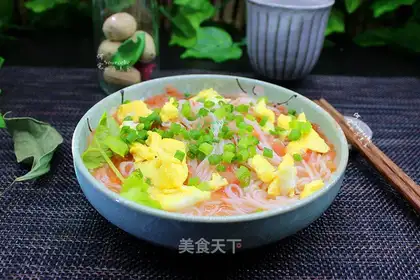 Tomato egg noodles