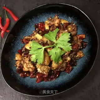 Chicken in the dry pot