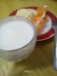 Apple salad with apple shakes