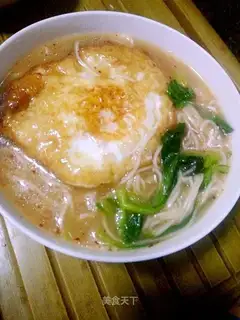 Breakfast egg noodles