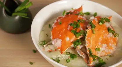 Crab congee