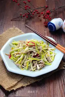 Garlic fried meat