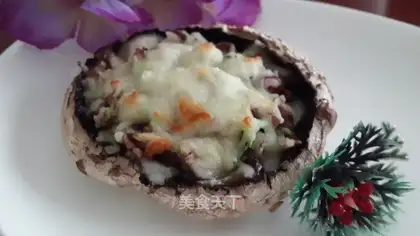 Cheese and mushrooms