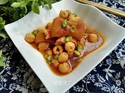 Lotus stewed pig hoof
