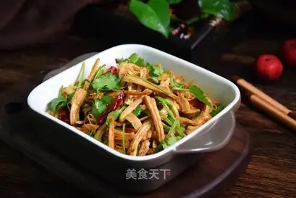 Spicy chicken silk