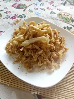 It's fried white mushrooms