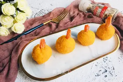Gold cheese shrimp