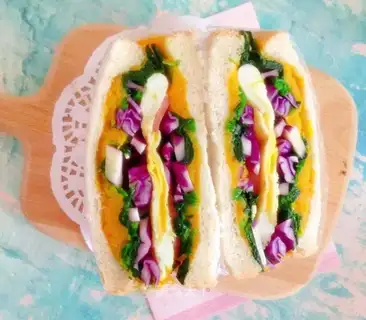 Pumpkin mud sandwich