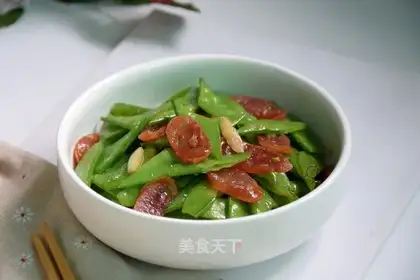Weenie fried Dutch beans